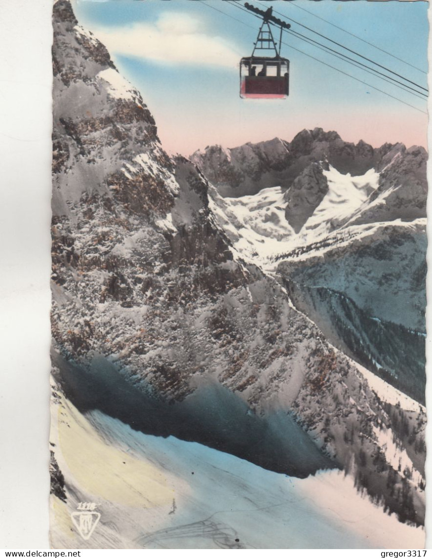 D5124) EHRWALD - Tiroler Zugspitzbahn - Schöne, Alte Farbvariante Mit Seilbahn - - Ehrwald