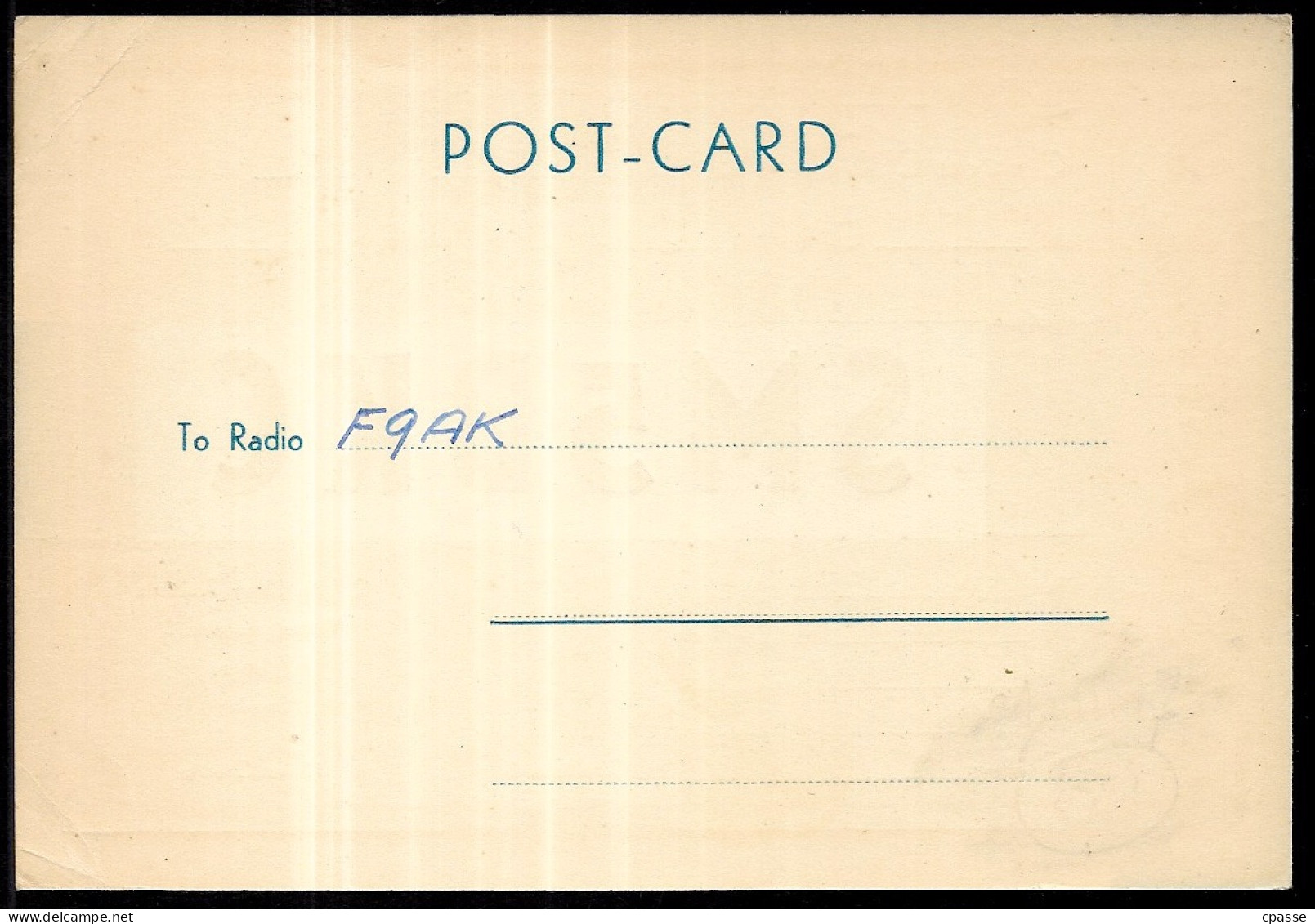 1956 Carte QSL SWEDEN SVERIGE Harry BREINERTZ Motala - SM5BKC - Other & Unclassified