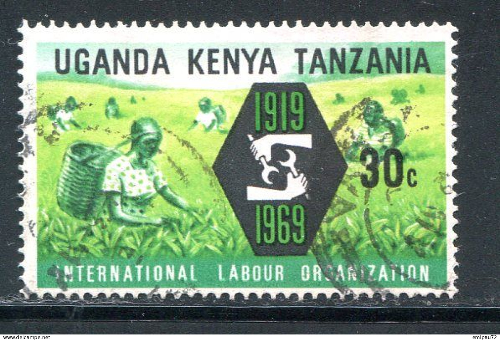 EST-AFRICAIN- Y&T N°182- Oblitéré - Kenya, Oeganda & Tanzania