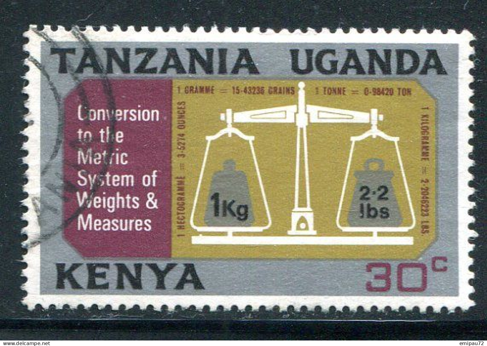 EST-AFRICAIN- Y&T N°210- Oblitéré - Kenya, Ouganda & Tanzanie