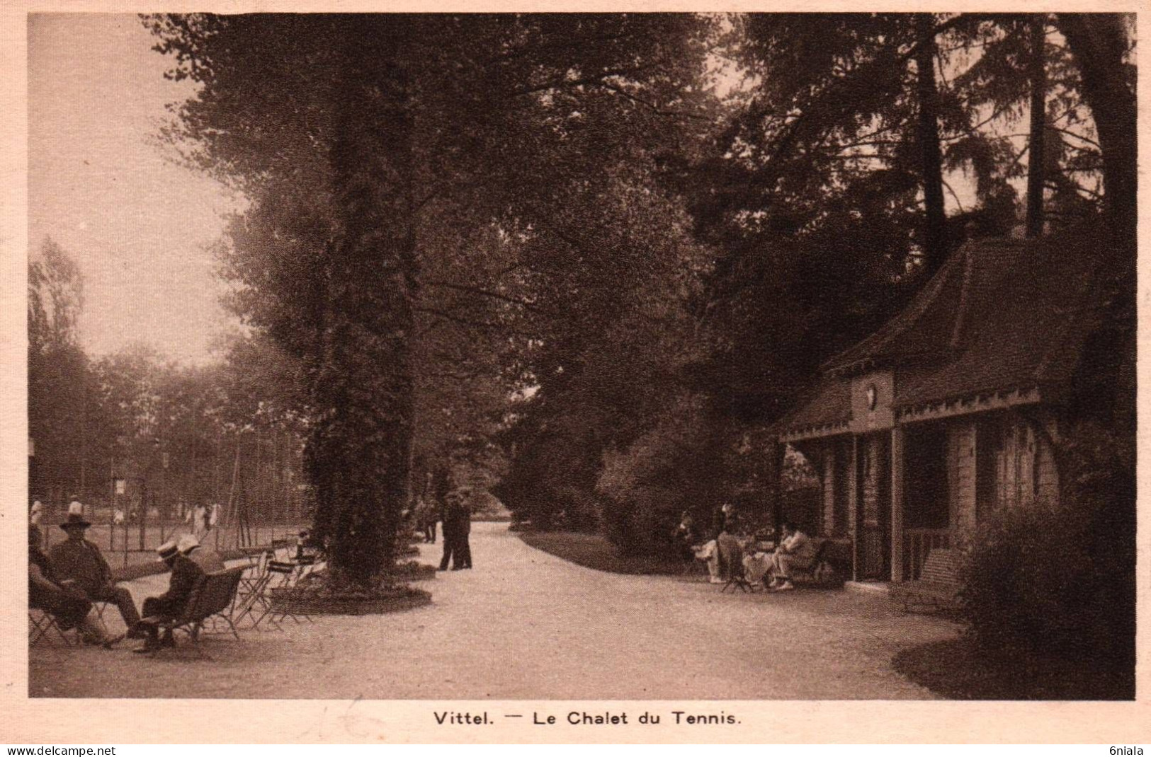 19457  VITTEL  Le Chalet Du Tennis  ( 2 Scans) 88 - Vittel