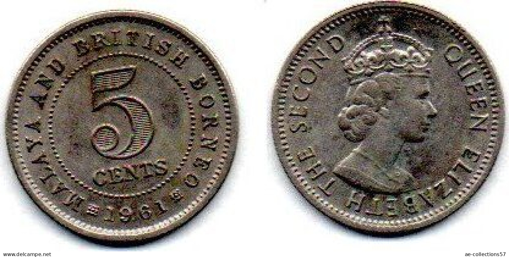 MA 25175  /   Malaya 5 Cents 1961 SUP - Malaysie