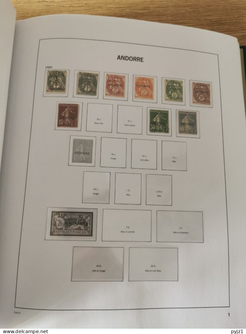 Andorra French 1932-1999 Nearly Complete MH/MNH - Collections (en Albums)