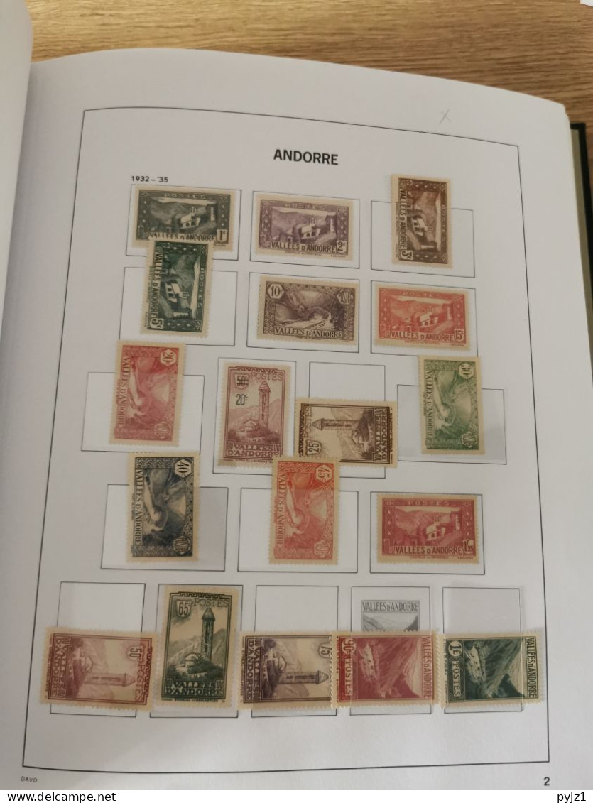 Andorra French 1932-1999 Nearly Complete MH/MNH - Collections (en Albums)