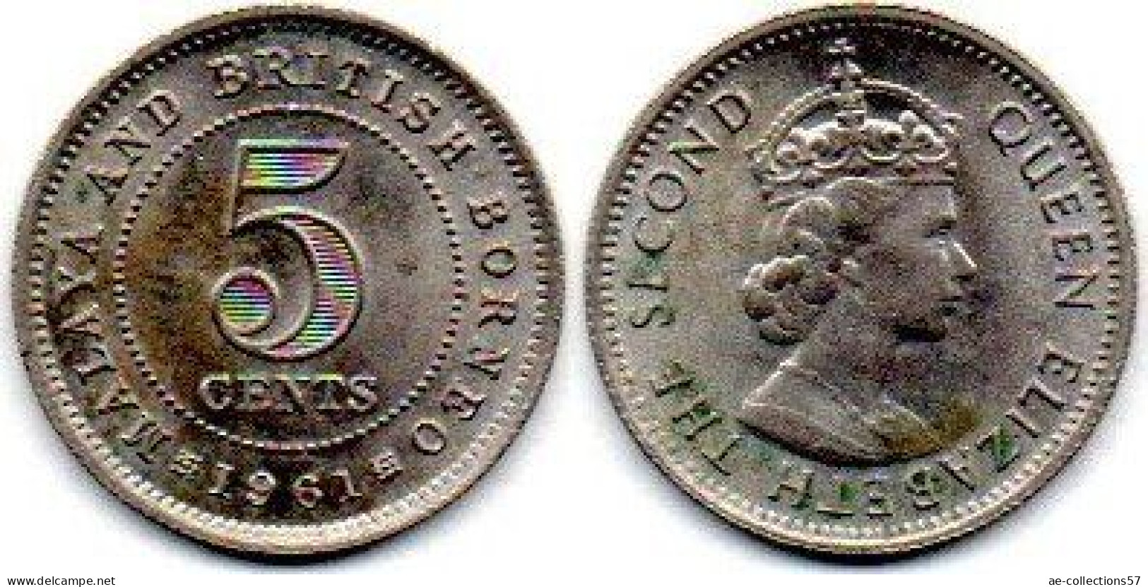 MA 25177  /   Malaya 5 Cents 1961 SUP - Malesia