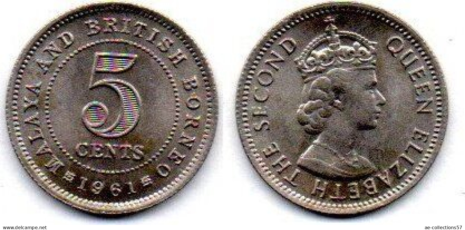 MA 25178  /   Malaya 5 Cents 1961 SUP - Malesia