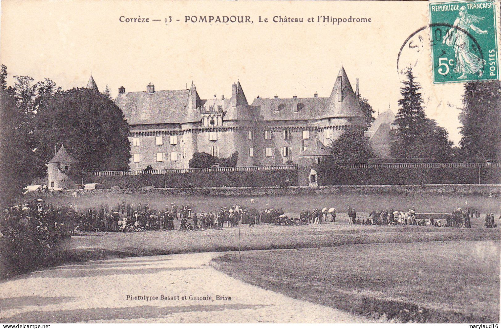 Pompadour Le Chateau Et L'hippodrome - Arnac Pompadour