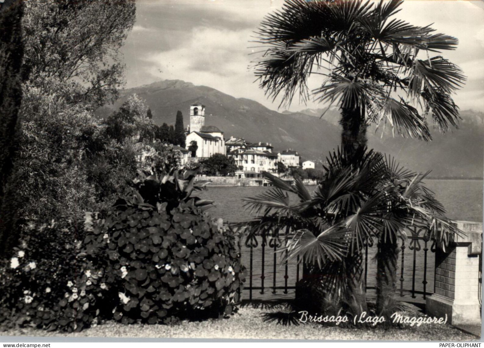 CH 6614 BRISSAGO TI, Blick Auf Den Ort, 1968 - Brissago