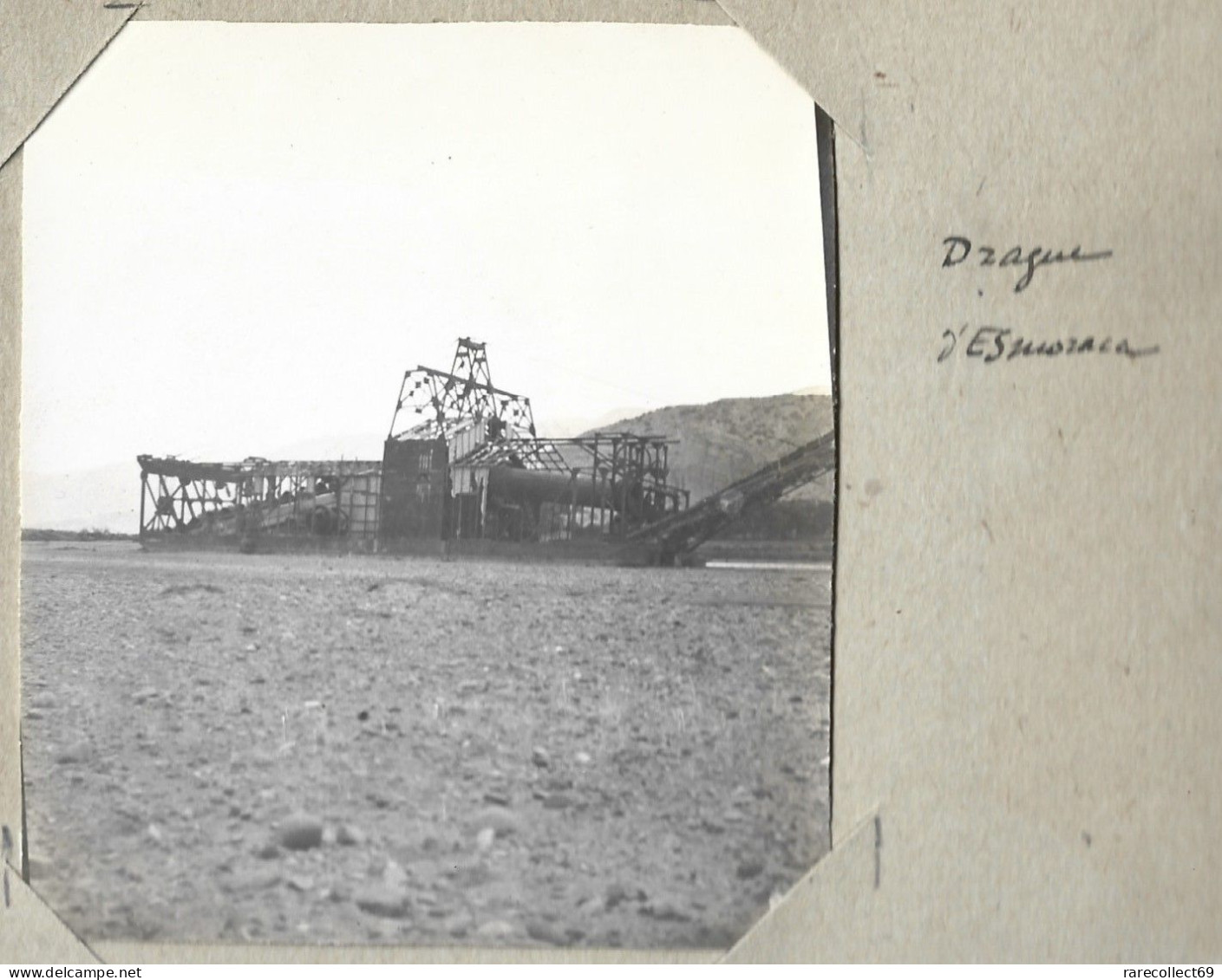 BOLIVIE - Drague D'Or à  ESMORACA  Département POTOSI - 1911 -  Photo Originale - BOLIVIA - Amérique