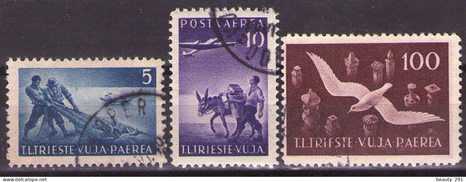 ITALIA - Trieste-Zona B -1949 LOT - AIR MAIL - USED - Ongebruikt