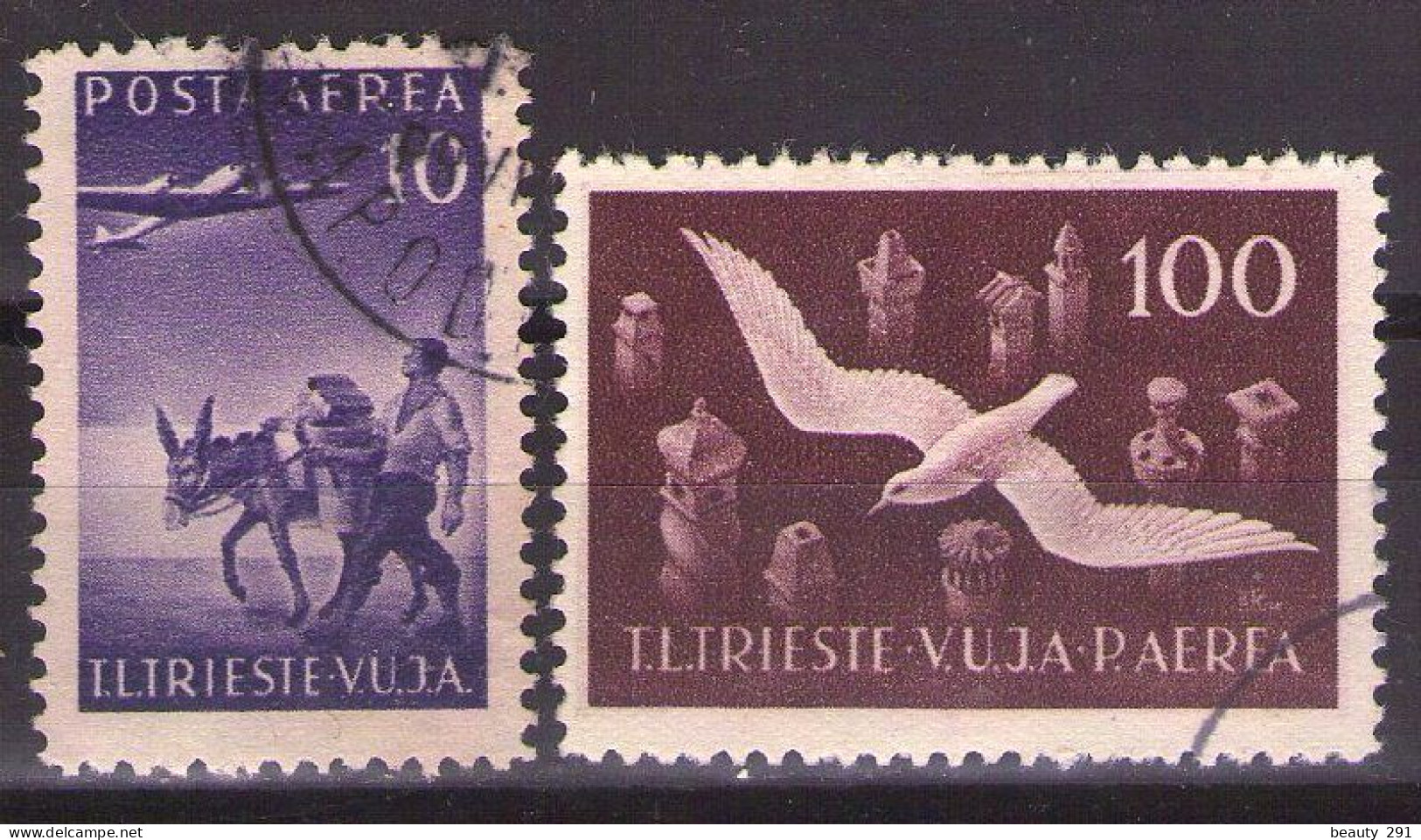 ITALIA - Trieste-Zona B -1949 LOT - AIR MAIL - USED - Used