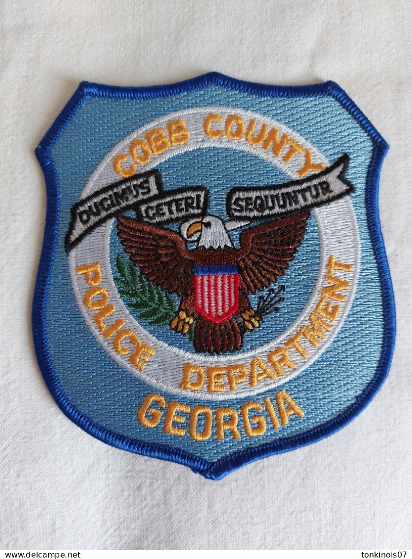 Insigne Tissu Police Department Georgia - Policia