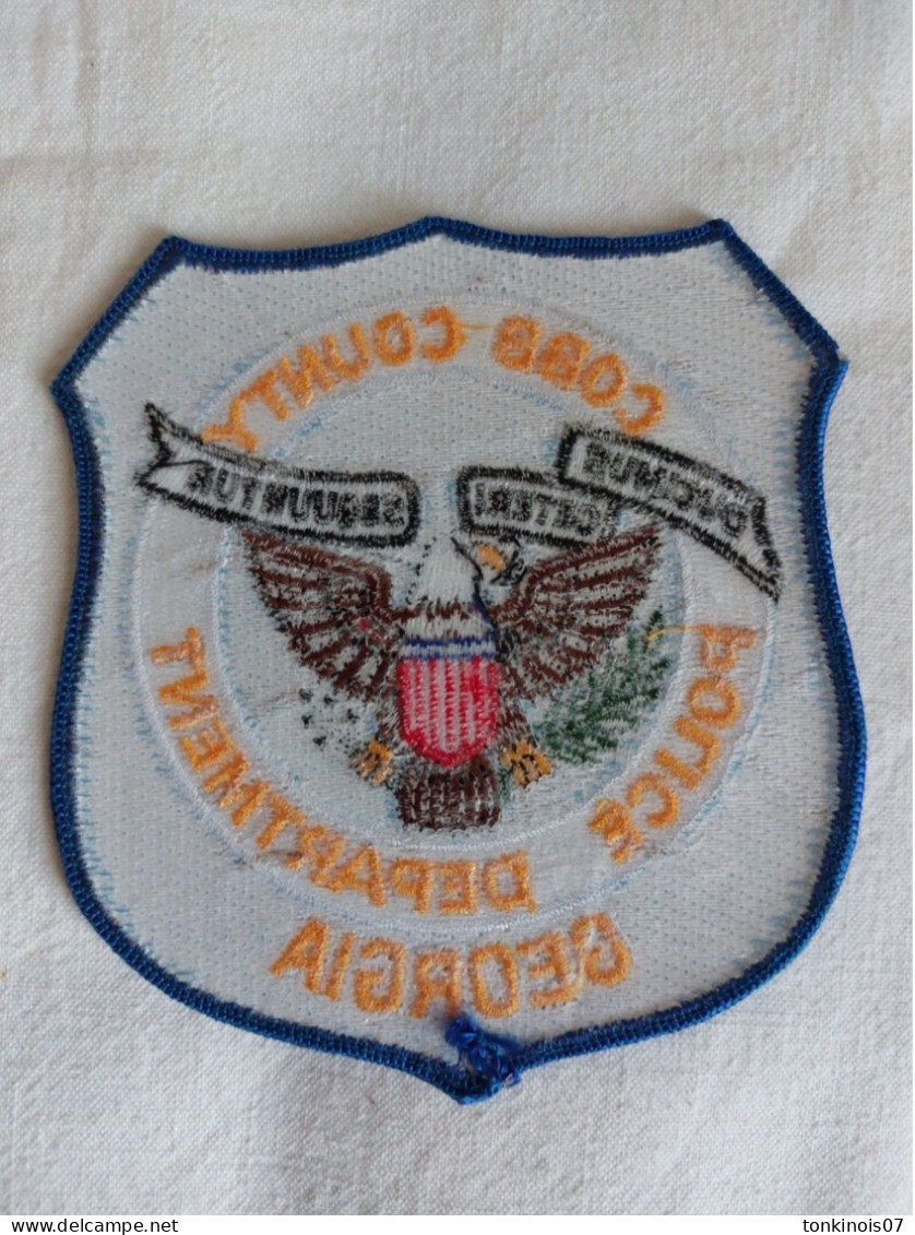 Insigne Tissu Police Department Georgia - Police & Gendarmerie