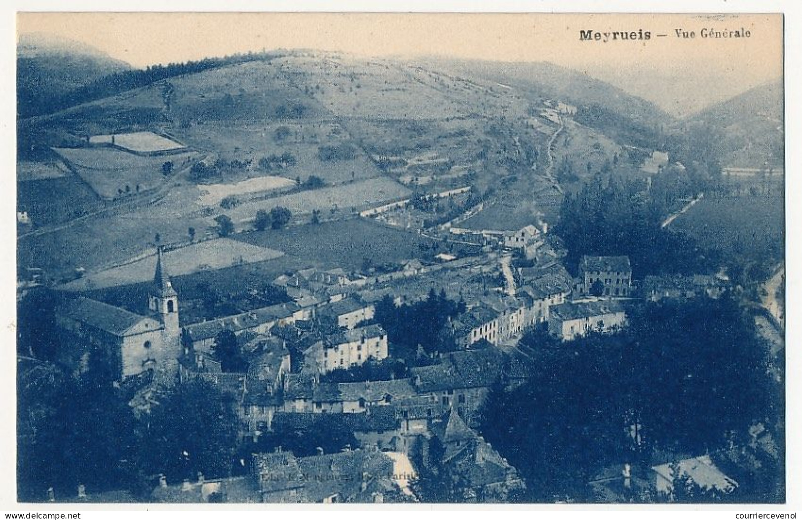 CPA - MEYRUEIS (Lozère) - Vue Générale - Meyrueis