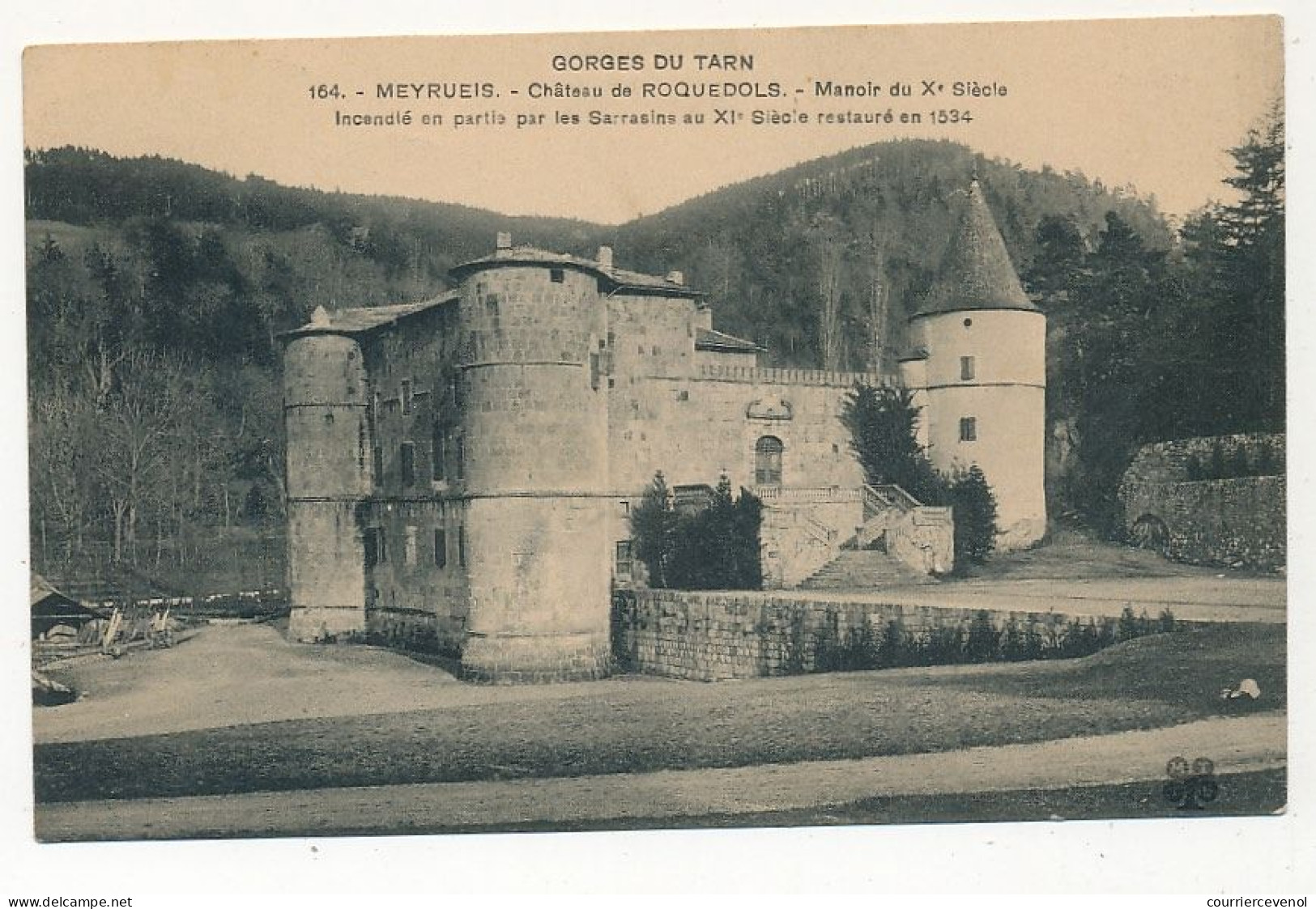 CPA - MEYRUEIS (Lozère) - Château De Roquedole - Manoir Du X° Siècle - Meyrueis