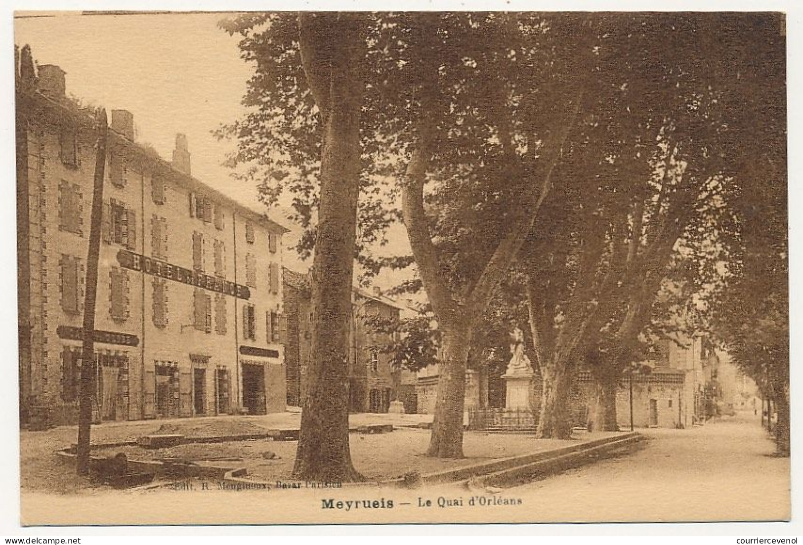 CPA - MEYRUEIS (Lozère) - Le Quai D'Orléans - Meyrueis