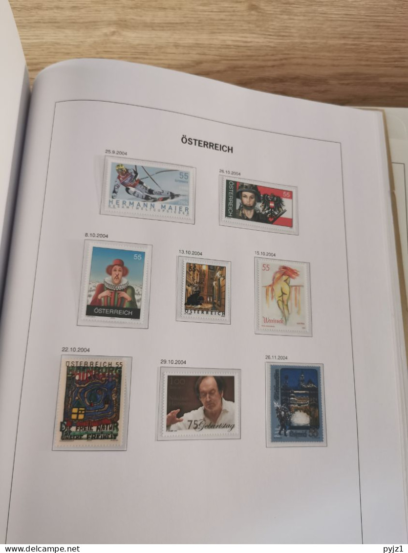 Austria 1989-2005 MNH in DAVO album and Leuchtturm pages