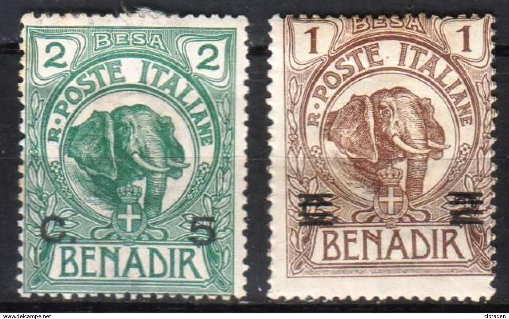 Somalie Italienne - 1906 & 1923 - 2 Timbres - Somalia