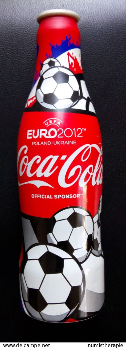 Bouteille Alu Coca Cola 250 Ml : UEFA Euro 2012 Poland - Ukraine (Vide / Sans Capsule) - Soda
