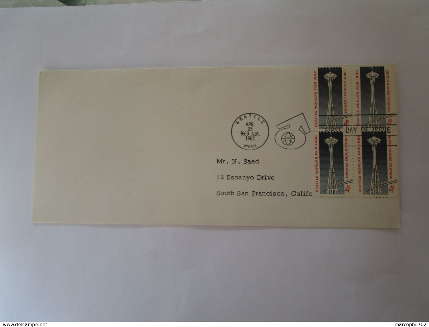 FDC USA Seattle 25/04/1962 - Cartoline Maximum