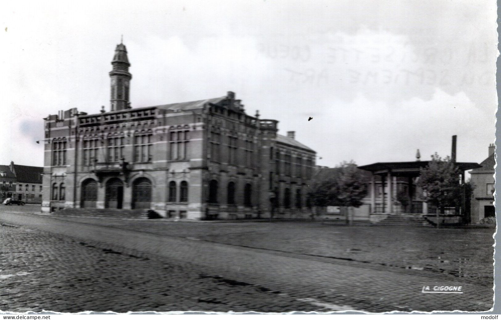 CPA - 59 - Orchies - Hôtel De Ville Et Le Kiosque - Orchies