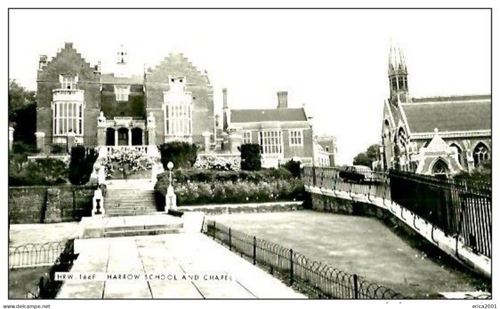 London Suburbs. Harrow, School And Chapel. - London Suburbs