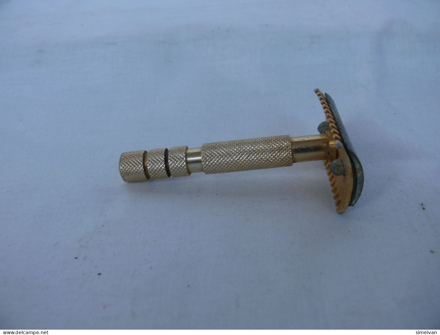 Vintage "Soluna" Czechoslovakian Galvano Aluminum Safety Razor #1820 - Toebehoren