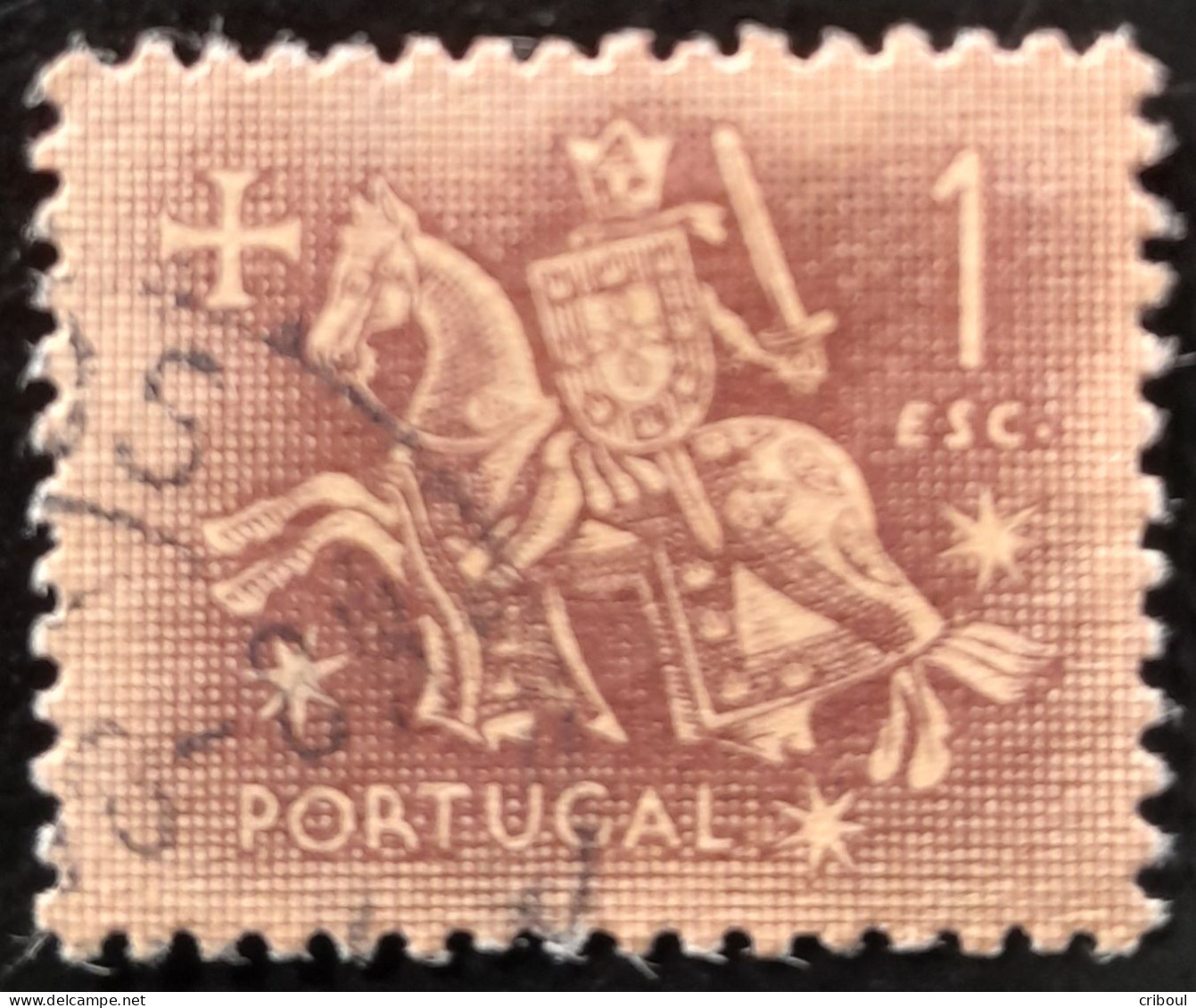 Portugal 1953 Sceau Du Roi Denis Autoridade Do Rei Dinis Yvert 779 O Used - Used Stamps