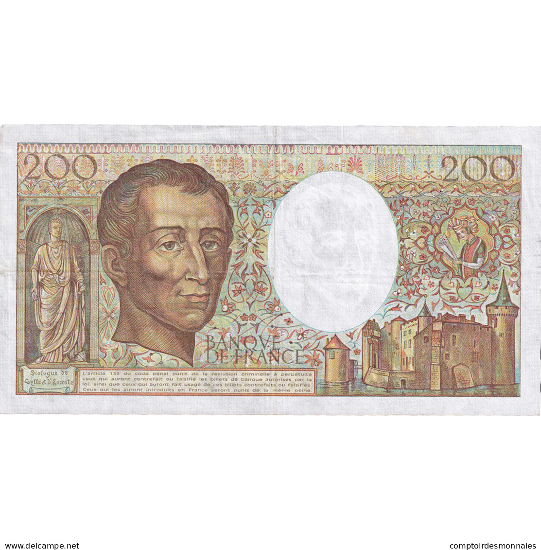 France, 200 Francs, Eiffel, 1988, P.061, TTB, Fayette:70.8 - 200 F 1995-1999 ''Eiffel''