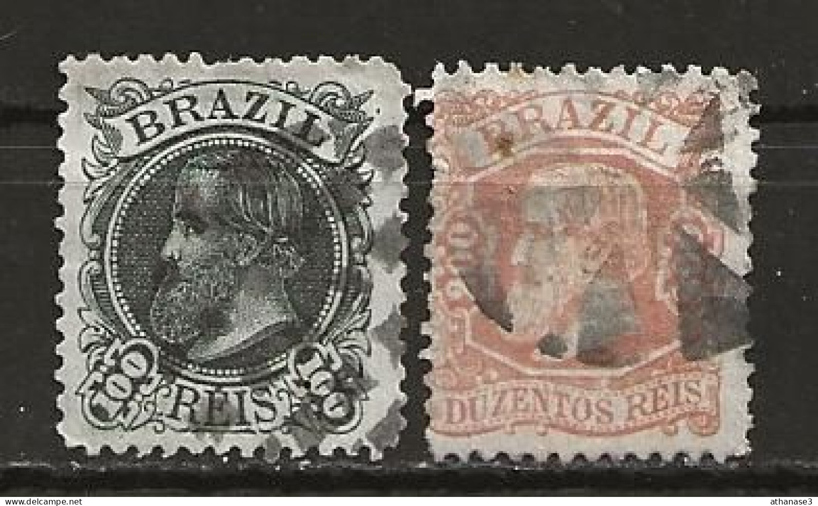 Brésil  N° 54 & 56   (1882) - Gebraucht