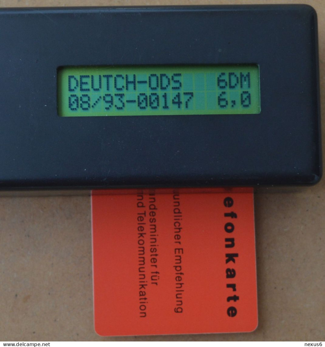 Germany - V-14D-91 - Bundesminister Für Post Und Telekomm. 4 - Standardisierung, 11.1991, 6DM, 5.000ex, Mint - V-Series : VIP Et Cartes De Visite