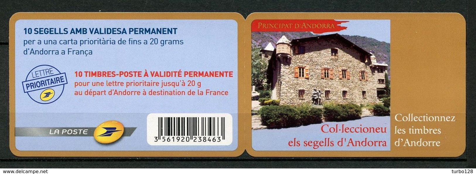 ANDORRE 2007 Carnet N° 13 ( 638 X 10 ) ** Neuf MNH Superbe C 20 € Armoiries Faune Vaches Animaux Coats Of Arms - Markenheftchen