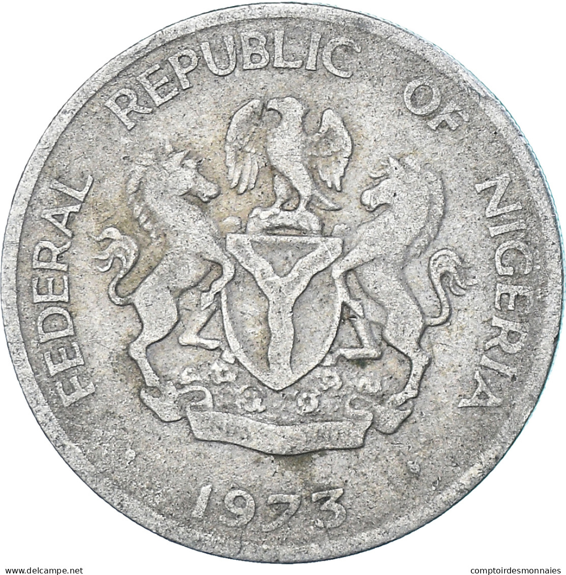 Monnaie, Nigéria, 10 Kobo, 1973 - Nigeria