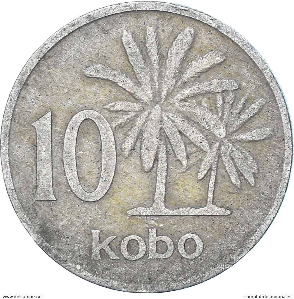 Monnaie, Nigéria, 10 Kobo, 1973 - Nigeria