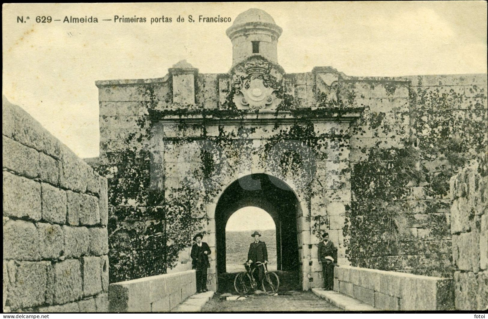 1910 CARTE POSTALE ALMEIDA GUARDA BEIRA ALTA PORTUGAL VELO POSTCARD TARJETA POSTAL - Guarda