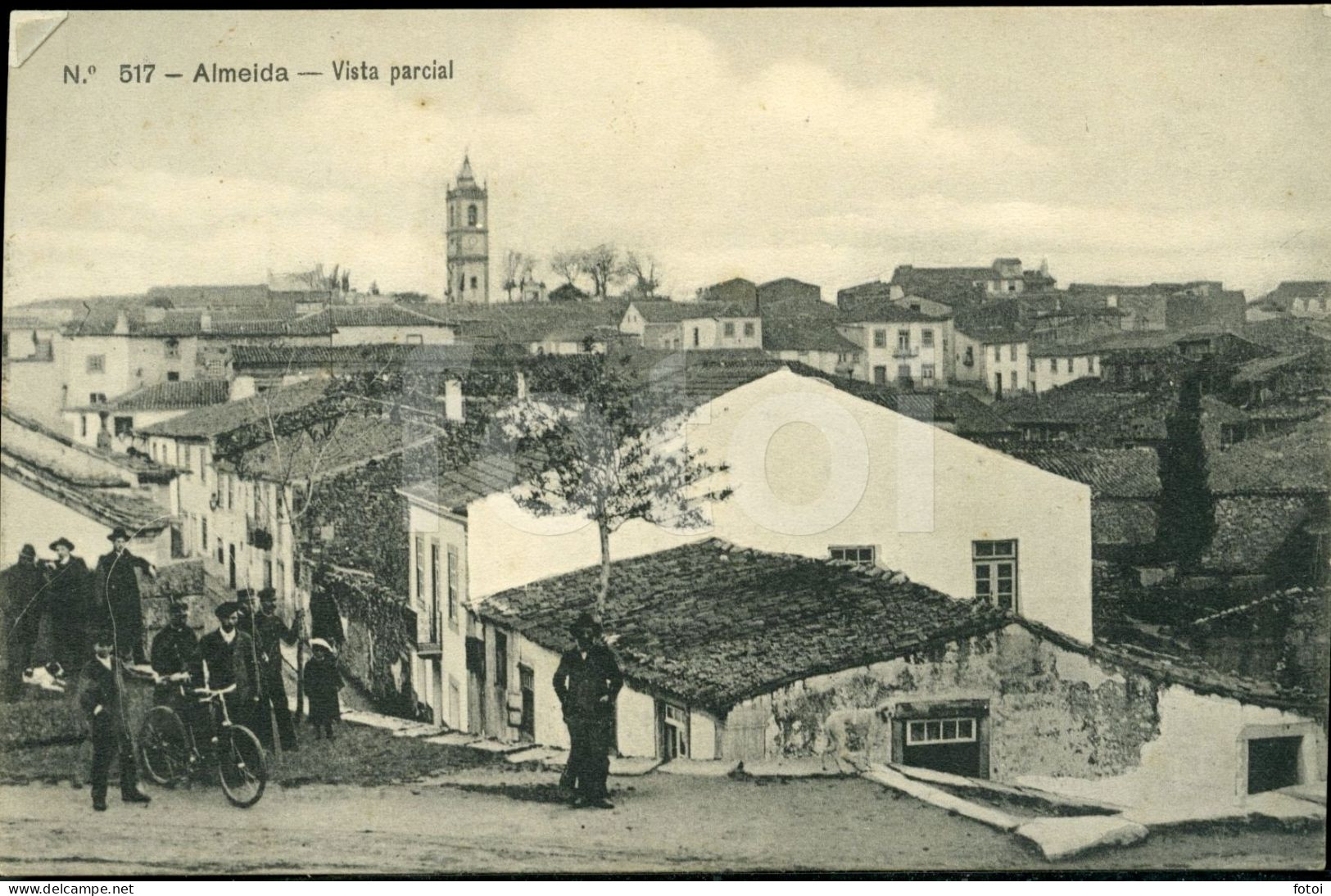 1910 CARTE POSTALE ALMEIDA GUARDA BEIRA ALTA PORTUGAL VELO POSTCARD TARJETA POSTAL - Guarda
