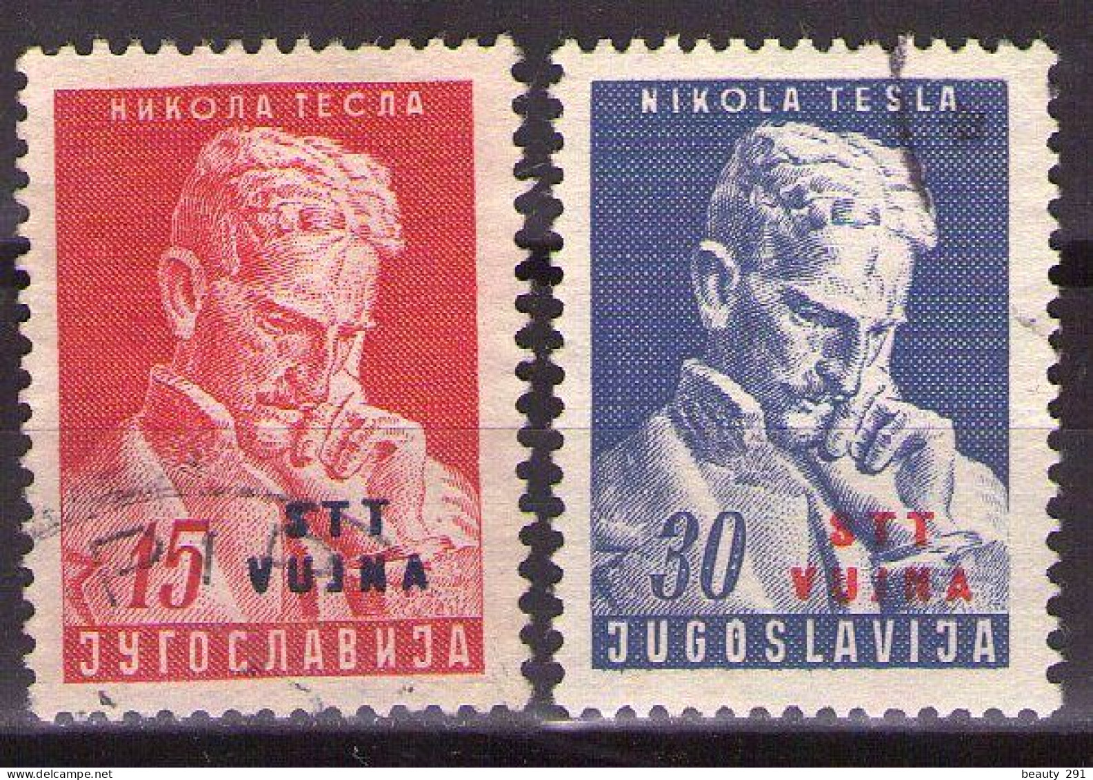 ITALIA - Trieste-Zona B -1953 Mi 95-96 - USED - Gebraucht