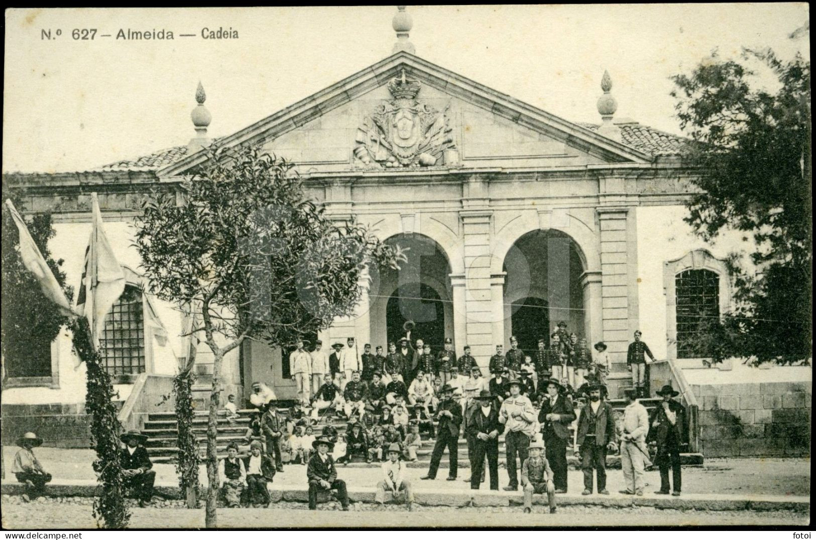 1910 CARTE POSTALE ALMEIDA GUARDA BEIRA ALTA PORTUGAL CADEIA JAIL POSTCARD TARJETA POSTAL - Guarda