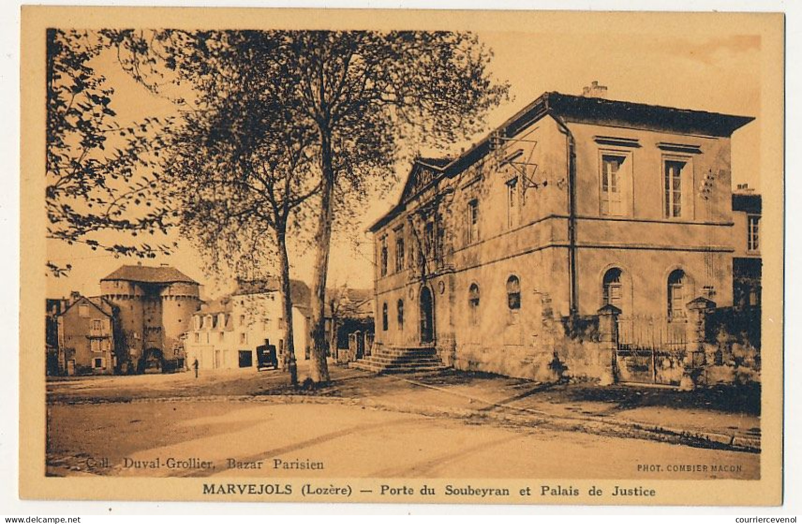 CPA - MARVEJOL (Lozère) - Porte Du Soubeyran Et Palais De Justice - Marvejols