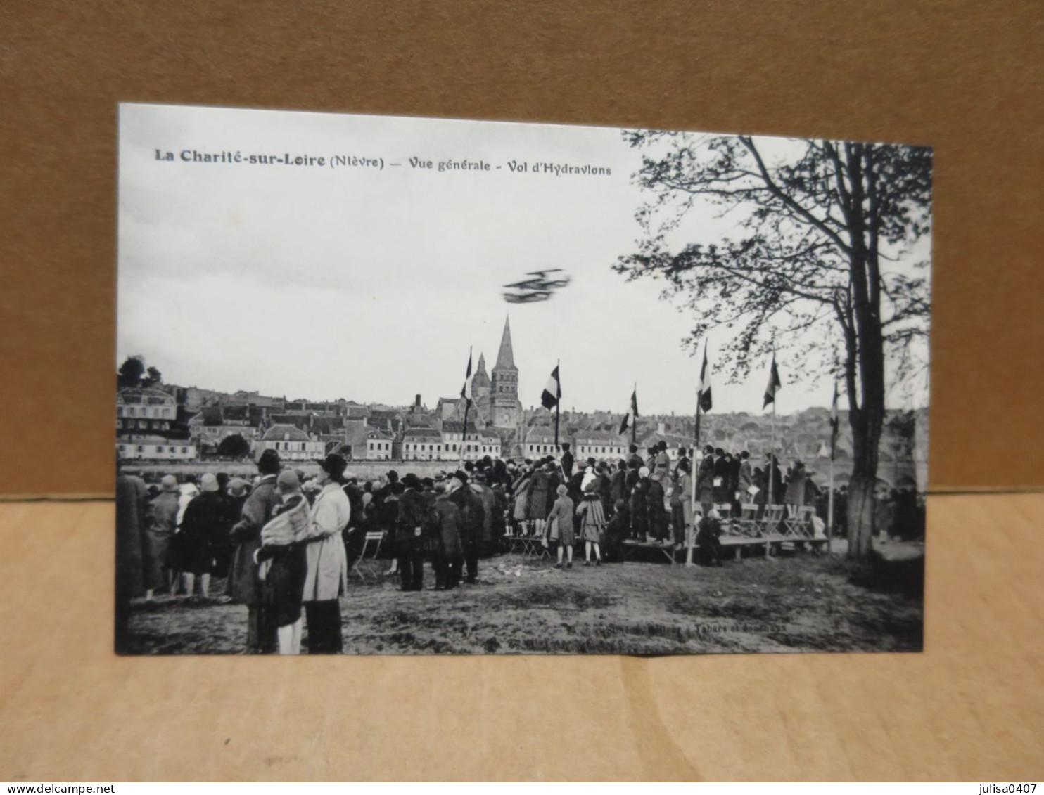 LA CHARITE SUR LOIRE (58) Vue Générale Vol D'Hydravions Belle Animation - La Charité Sur Loire