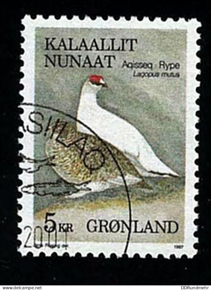 1987 Birds  Michel GL 176 Stamp Number GL 182 Yvert Et Tellier GL 164 Stanley Gibbons GL 177 Used - Gebruikt