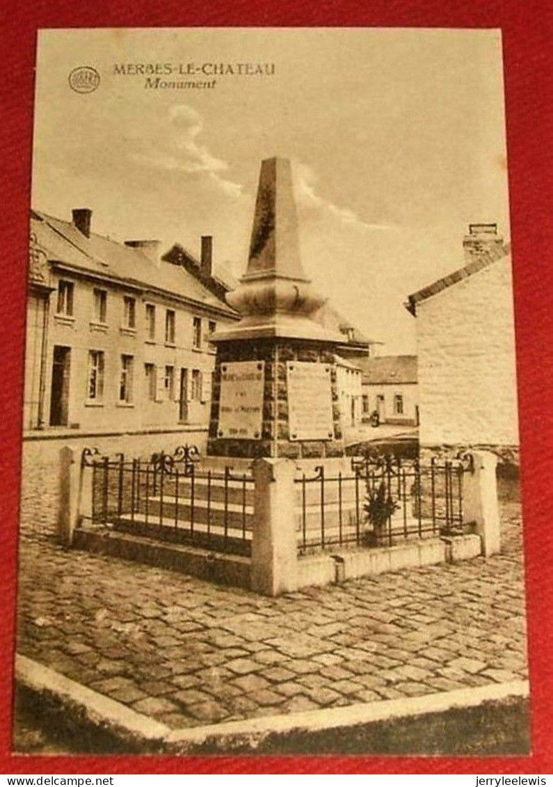 MERBES-LE-CHÂTEAU -  Monument - Merbes-le-Chateau