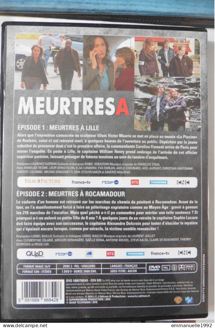 DVD Films TV Meurtres A - LiIle & Rocamadour - Annelise Hesme Clémentine Célarié - Comme Neuf - Séries Et Programmes TV