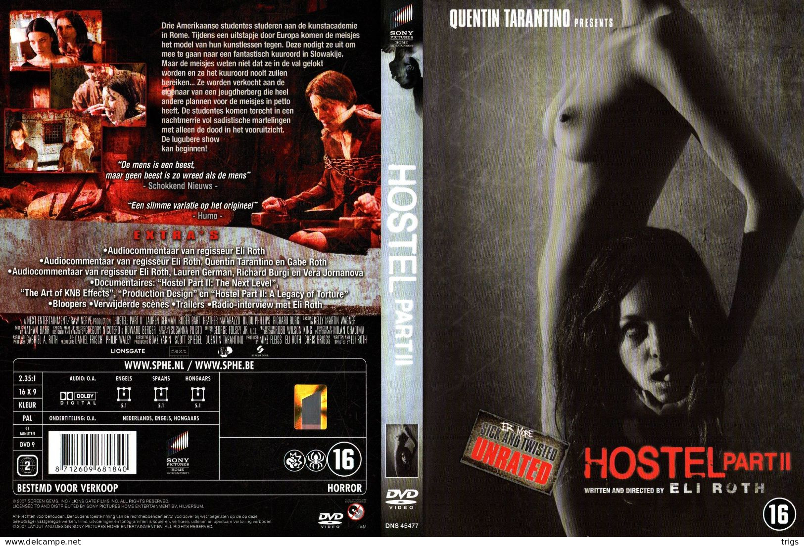 DVD - Hostel: Part II - Horreur