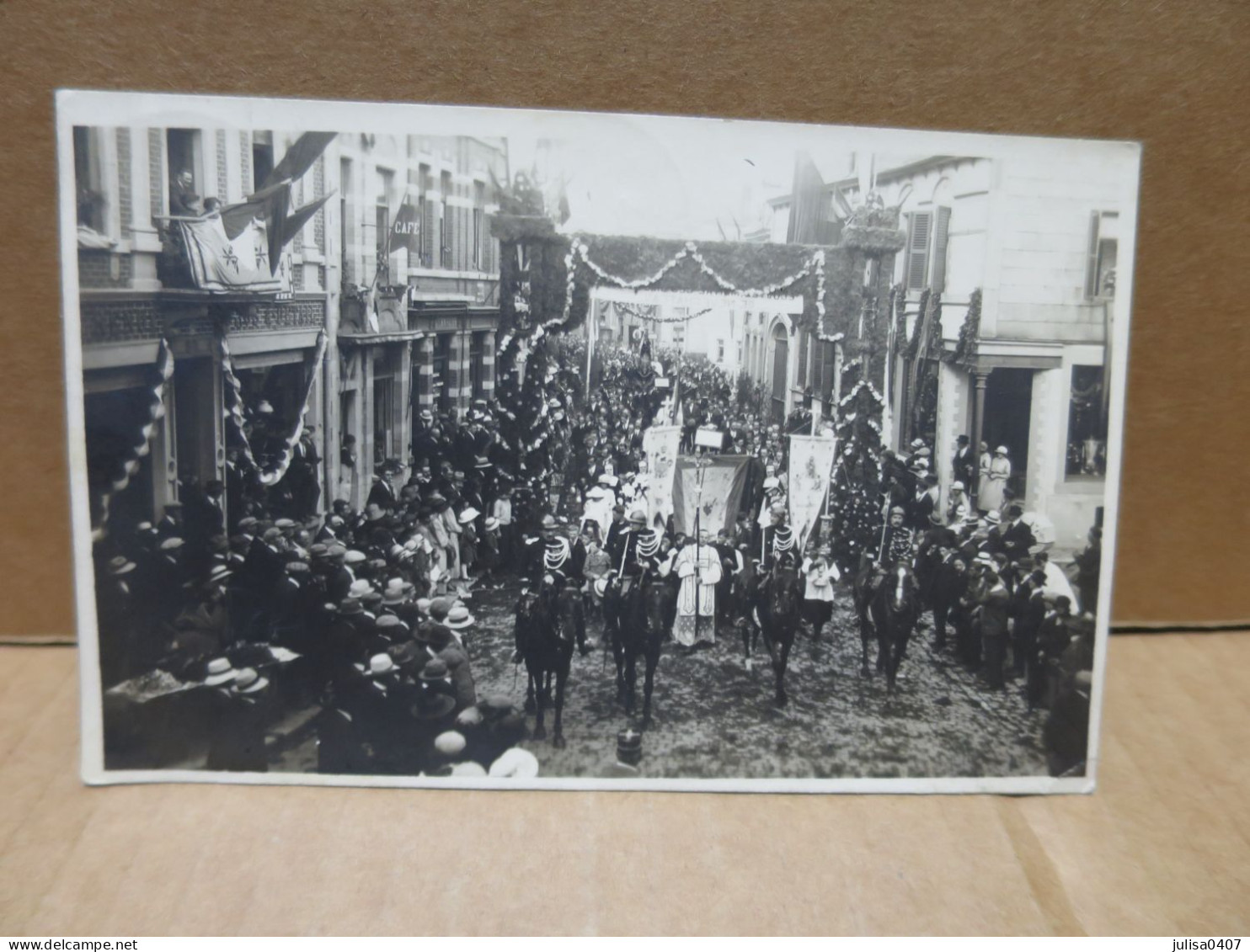 LONGLIER (Belgique) Carte Photo Fete Défilé Belle Animation - Neufchâteau