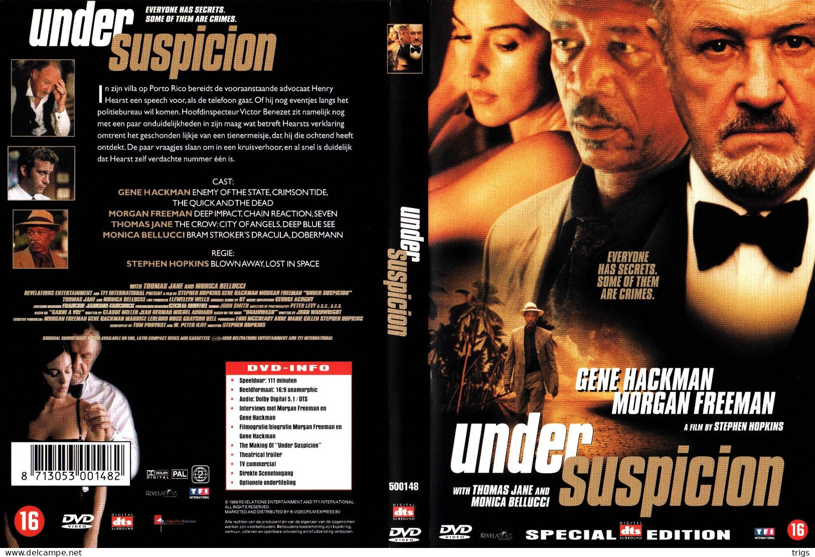 DVD - Under Suspicion - Crime