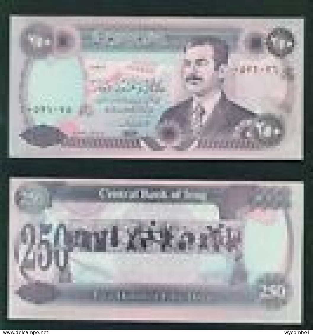 IRAQ -  1996 250 Dinars UNC  Banknote - Iraq