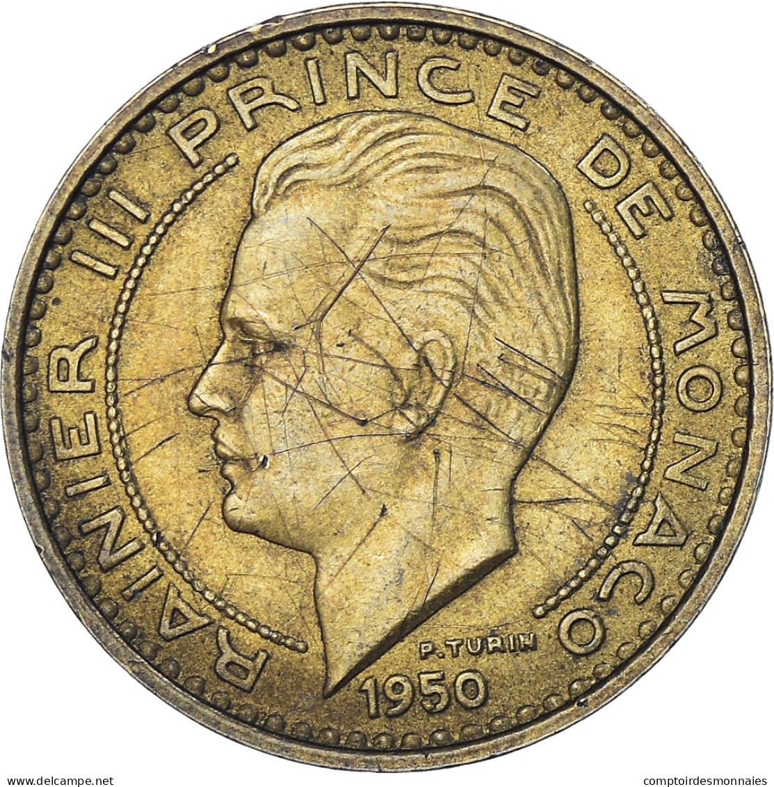 Monnaie, Monaco, 50 Francs, 1950 - 1949-1956 Anciens Francs