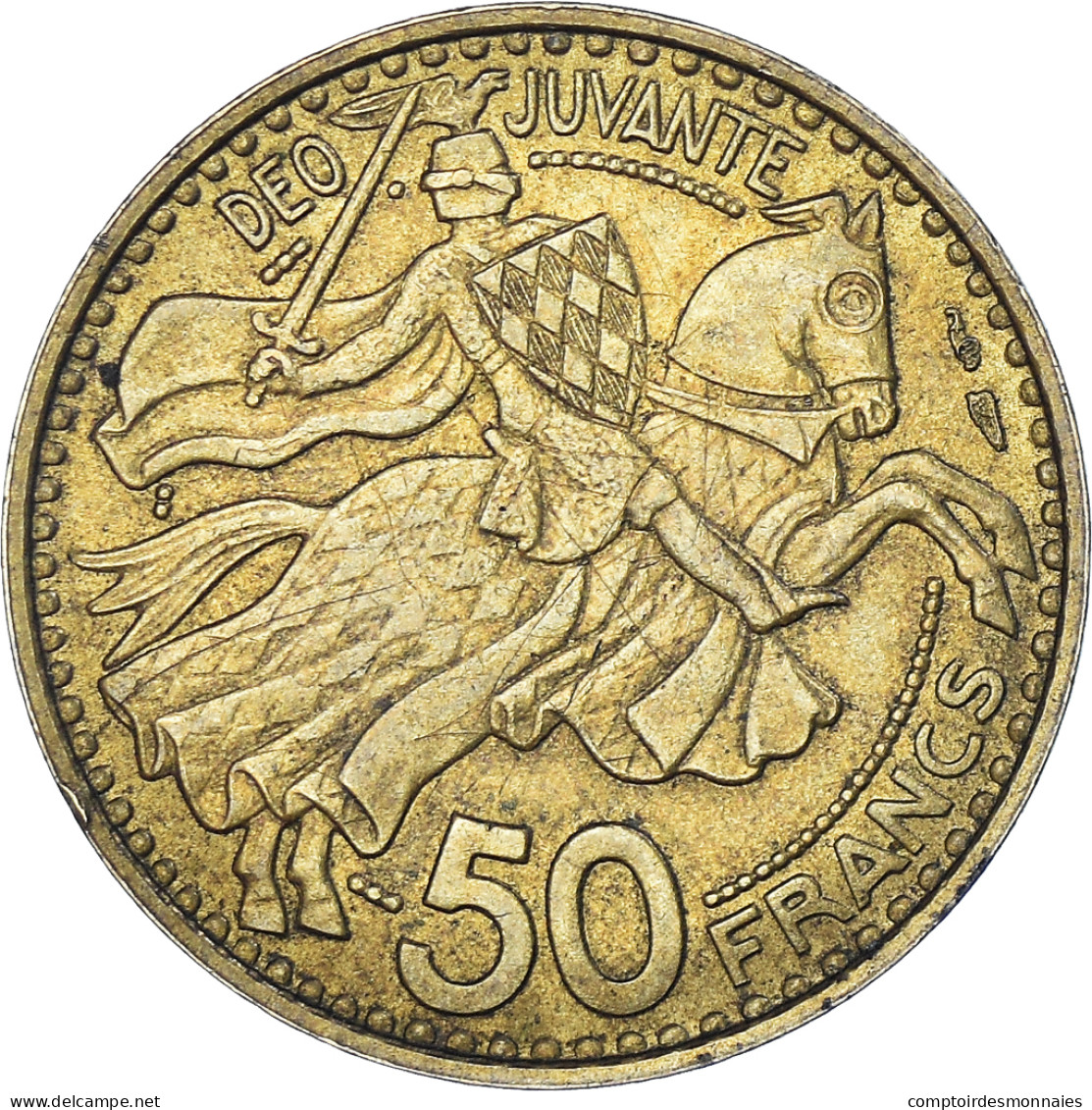 Monnaie, Monaco, 50 Francs, 1950 - 1949-1956 Anciens Francs