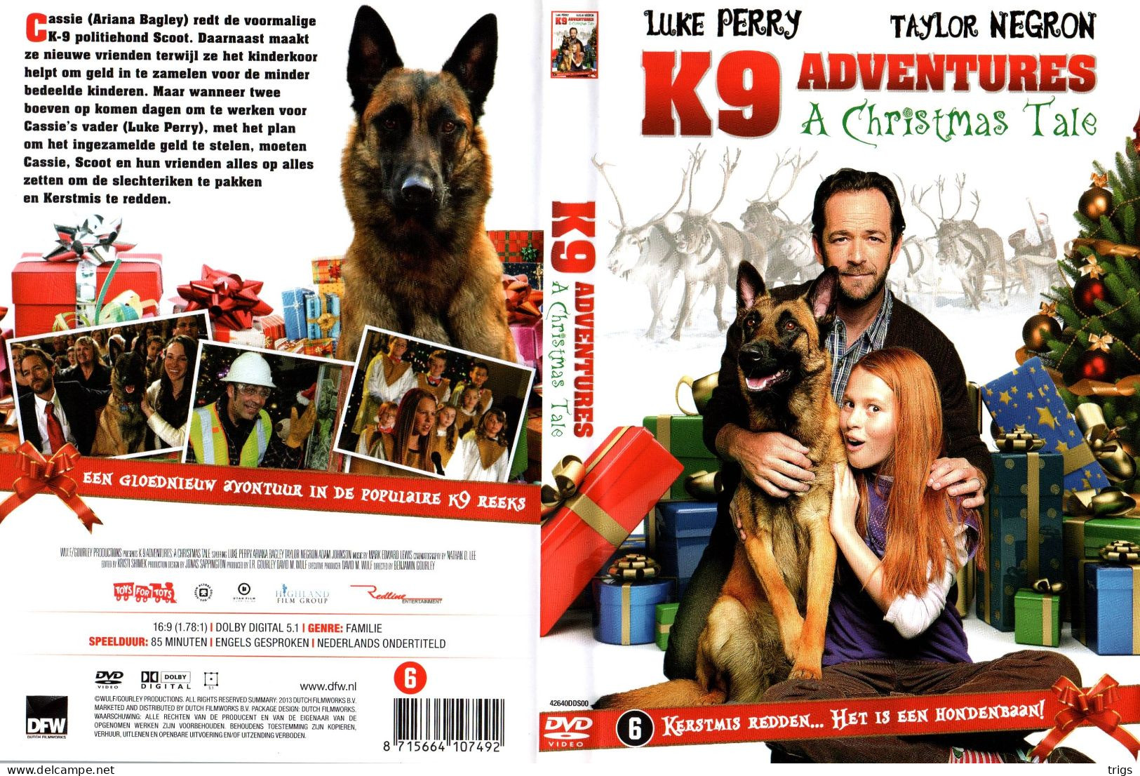 DVD - K-9 Adventures: A Christmas Tale - Children & Family